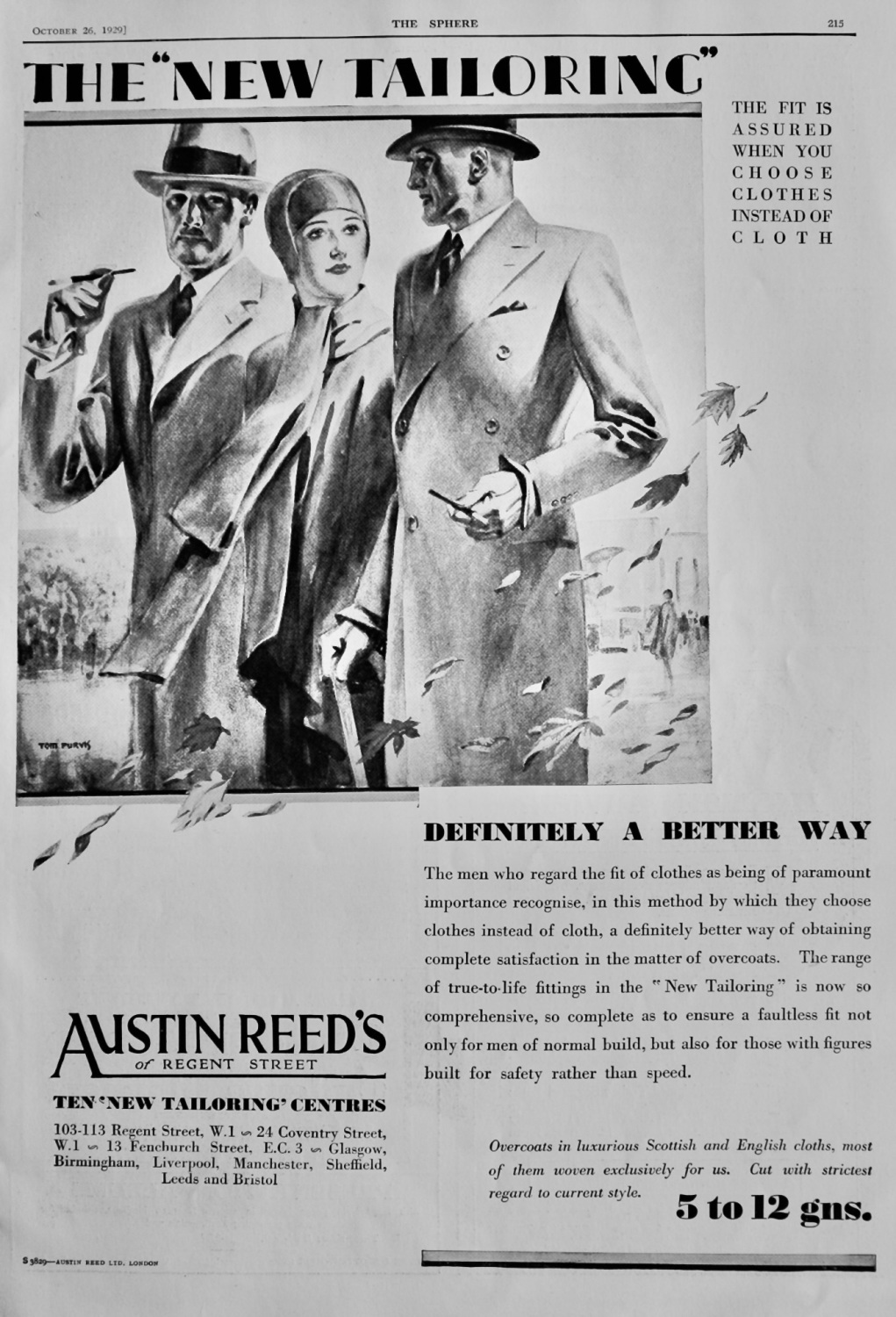 Austin Reed's of Regent Street.  1929.
