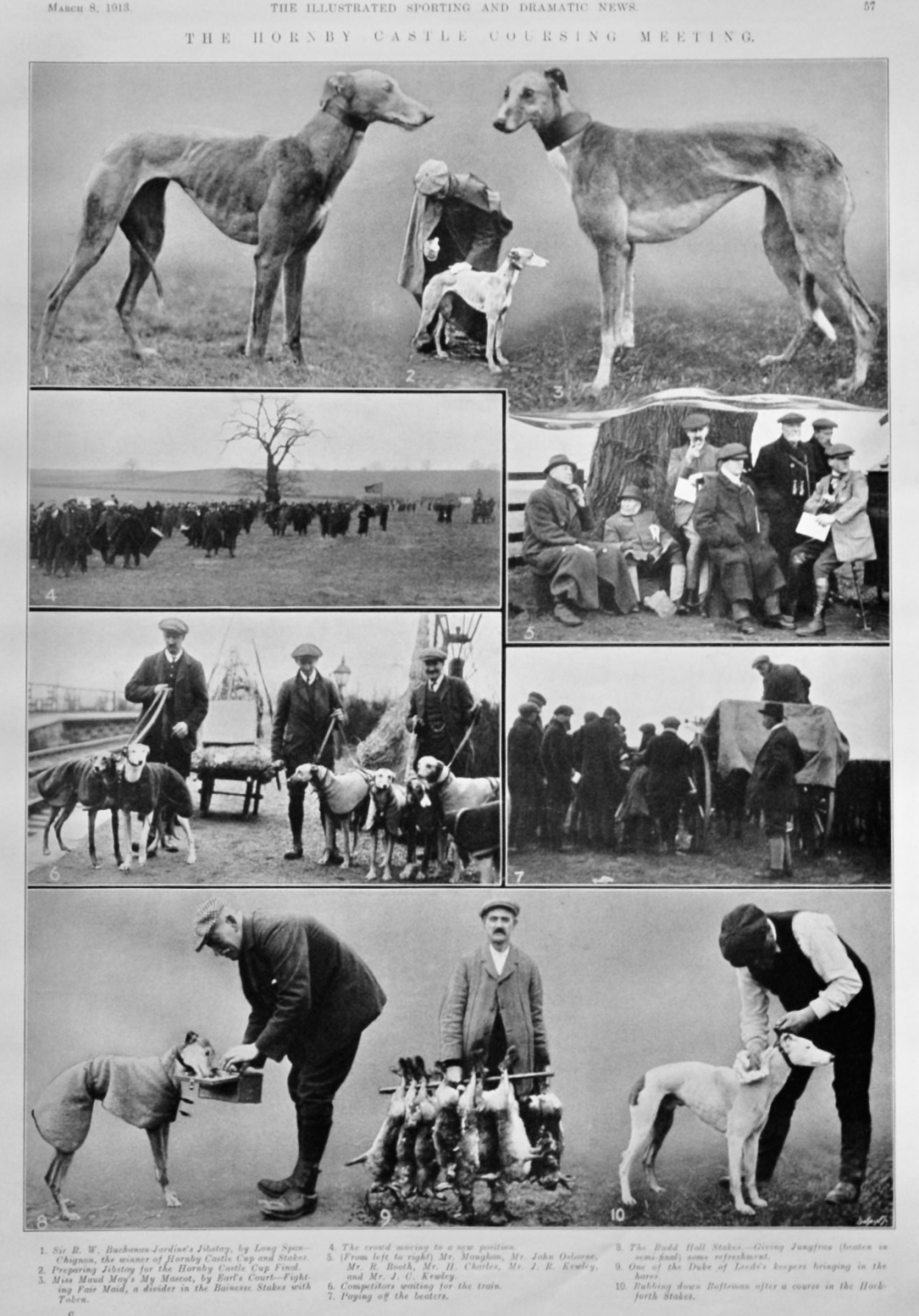 The Hornby Castle Coursing Meeting. 1913.
