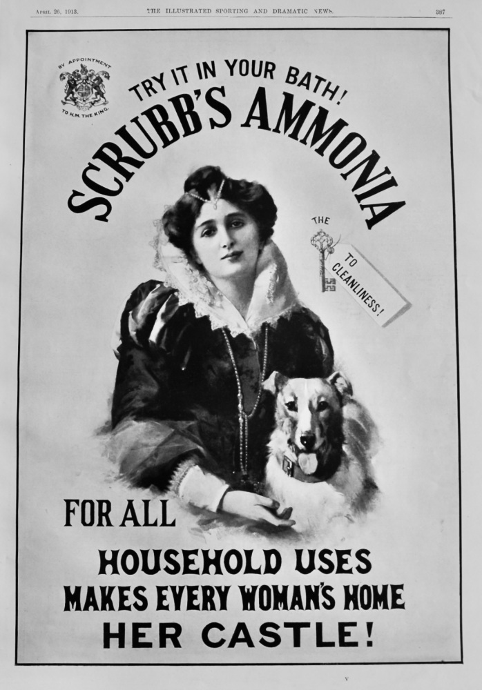 Scrubb's  Ammonia.  1913.