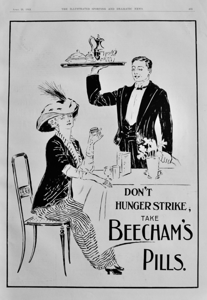 Beecham's Pills.  April 26th, 1913.