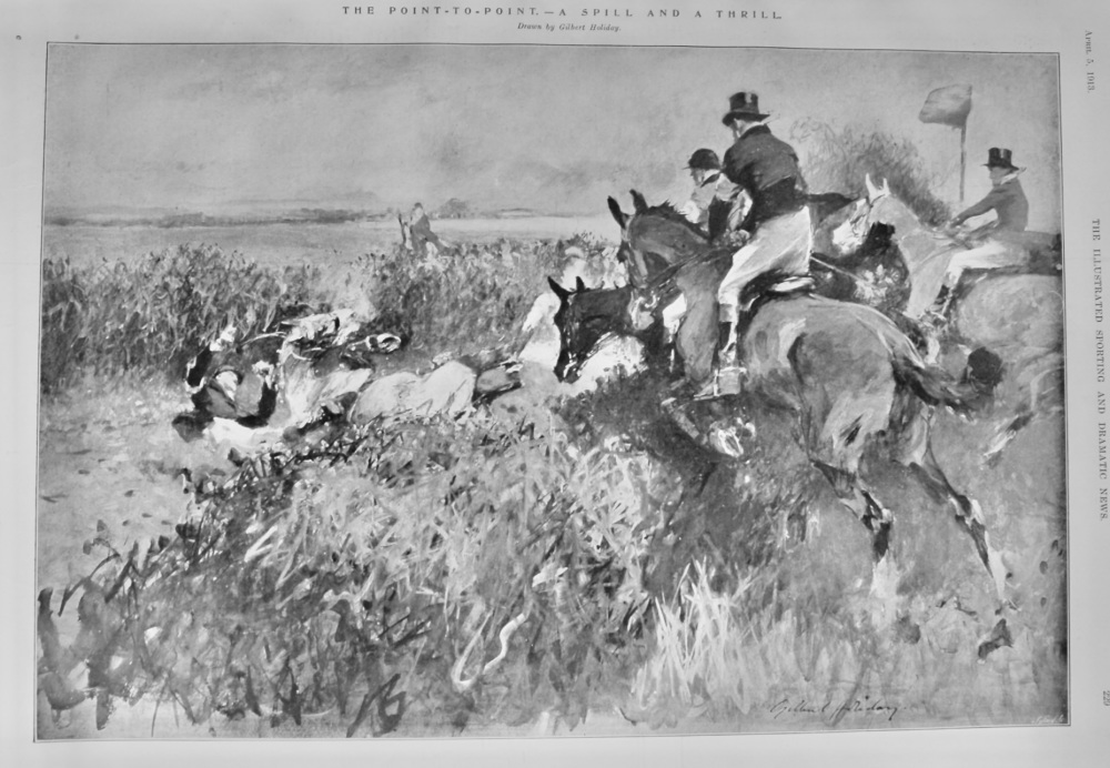 The Point-to-Point.- A Spill and a Thrill.  1913.