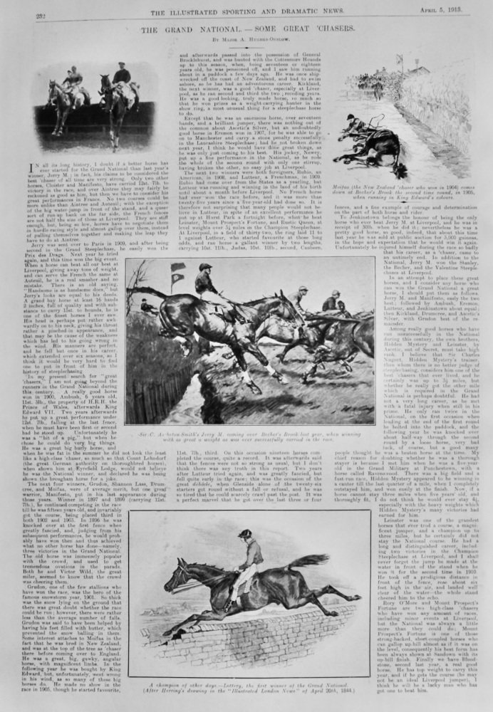 The Grand National.- Some  Great 'Chasers.  1913.