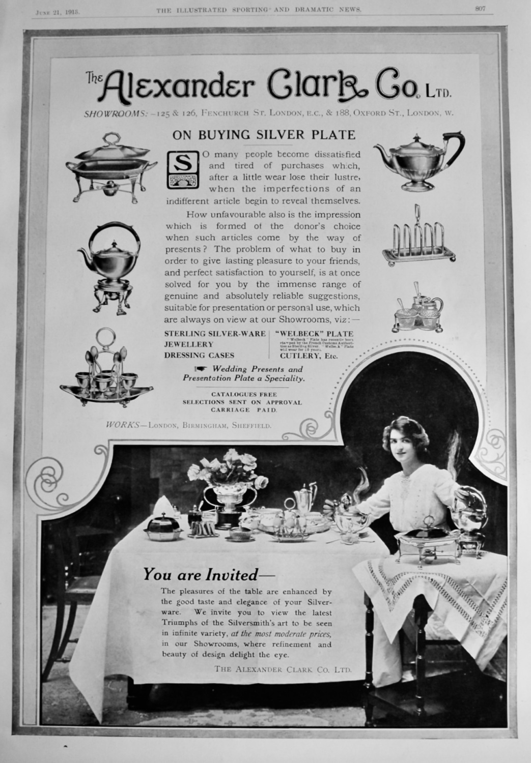 The Alexander Clarke Co. Ltd.  1913.