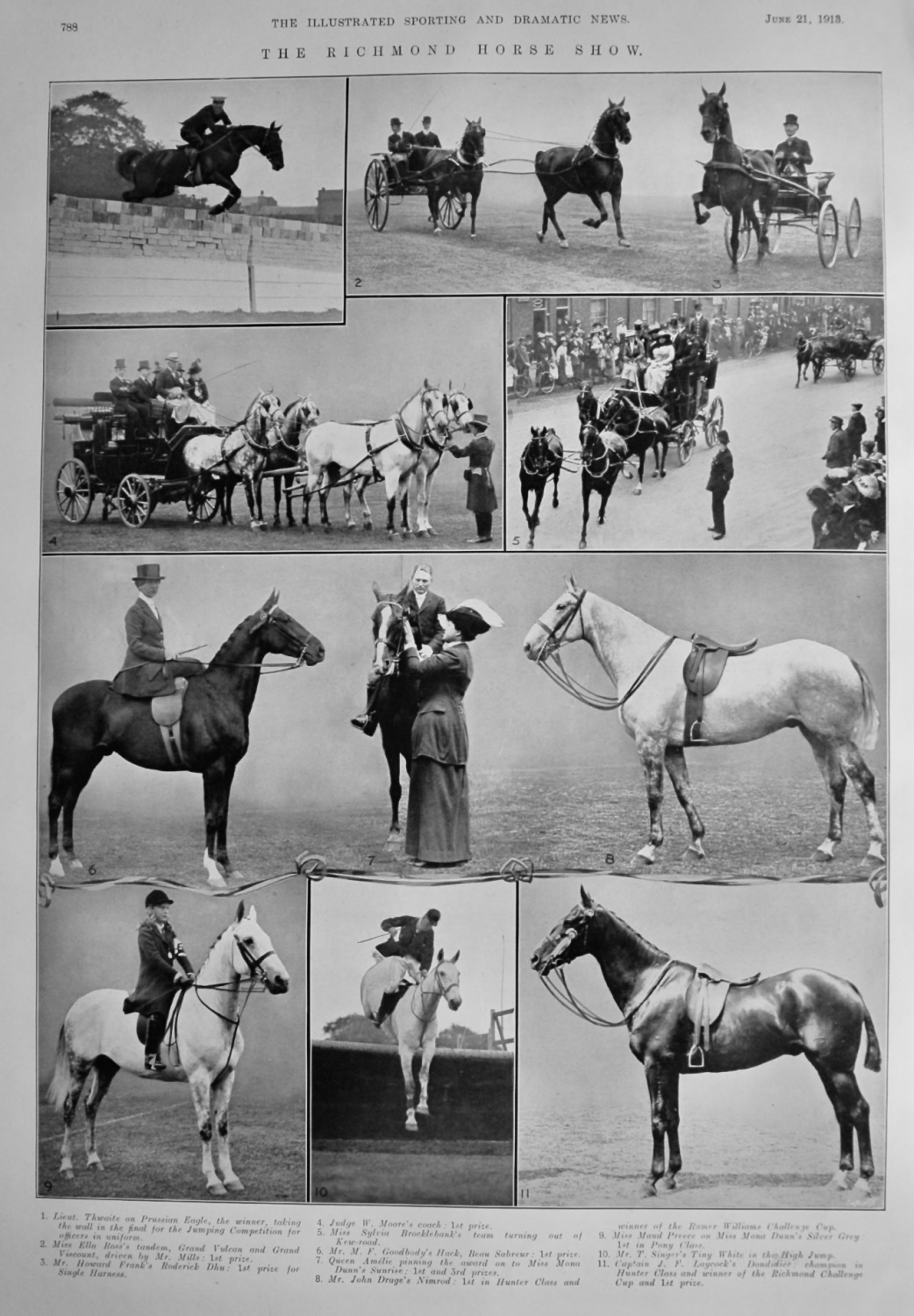 The Richmond Horse Show.  1913.