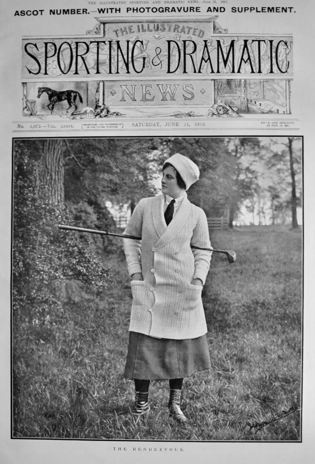 The Rendezvous.  1913. (Golfing).