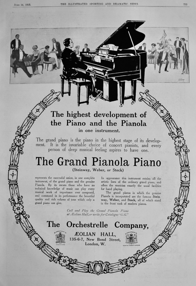 The Orchestrelle Company. (The Grand Pianola Piano)