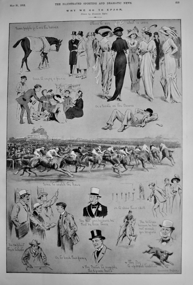 Why We Go To Epsom.  1913.