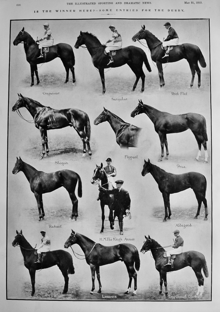 Is the Winner Here ?- Some Entries for the Derby.  1913.