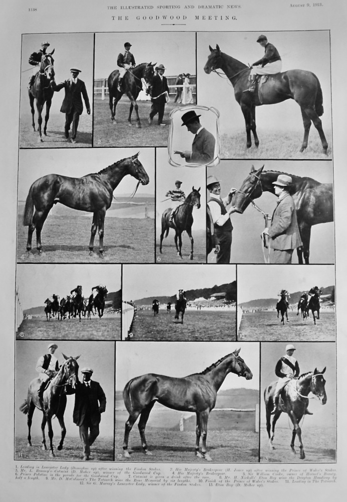 The Goodwood Meeting.  (Horseracing)  1913.