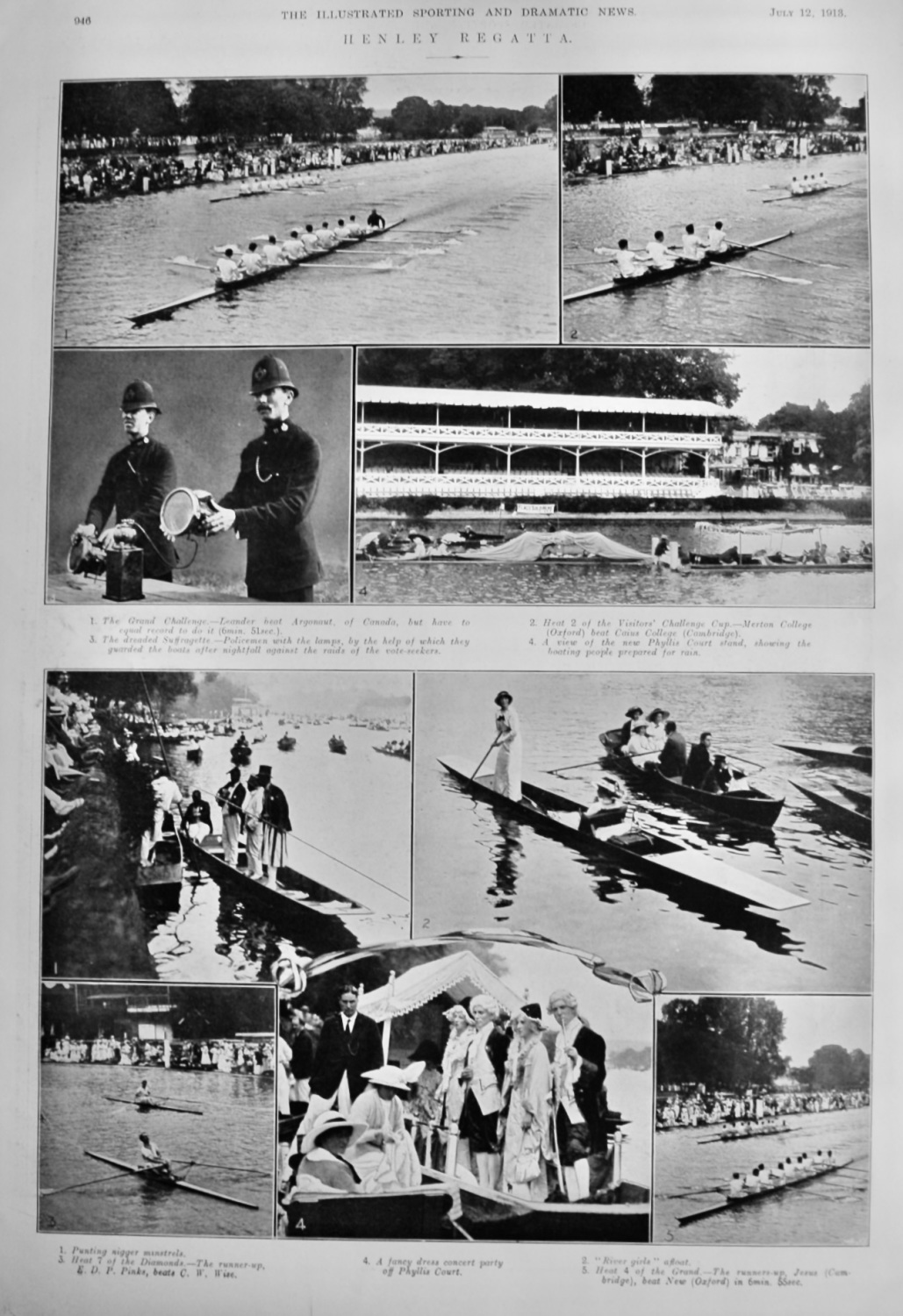 Henley Regatta.  1913.
