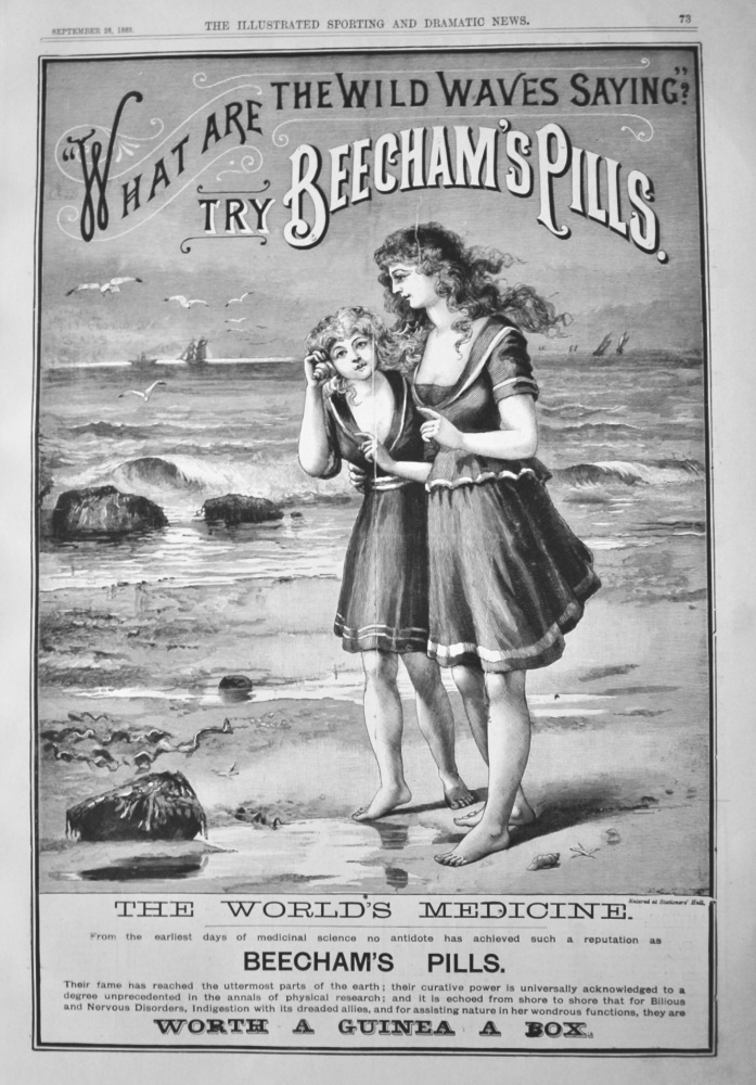 Beecham's Pills. September  1889.