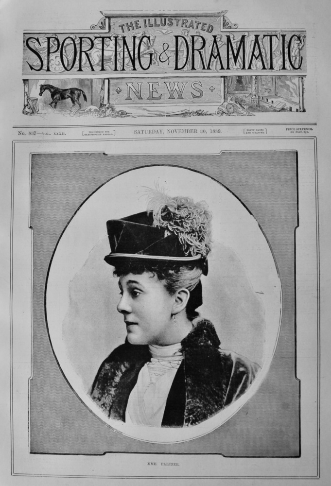 Mme. Paltzer.  1889.  (Singer).