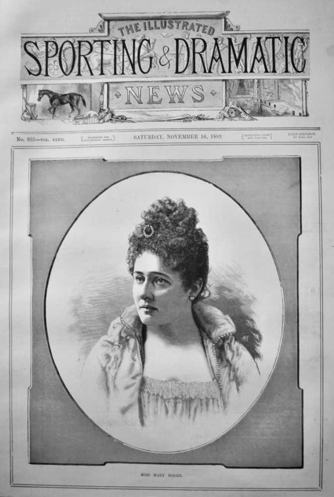 Miss  Mary Rorke. 1889. (Actress).