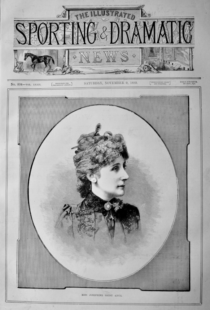 Miss  Josephine  Saint  Ange.  1889.