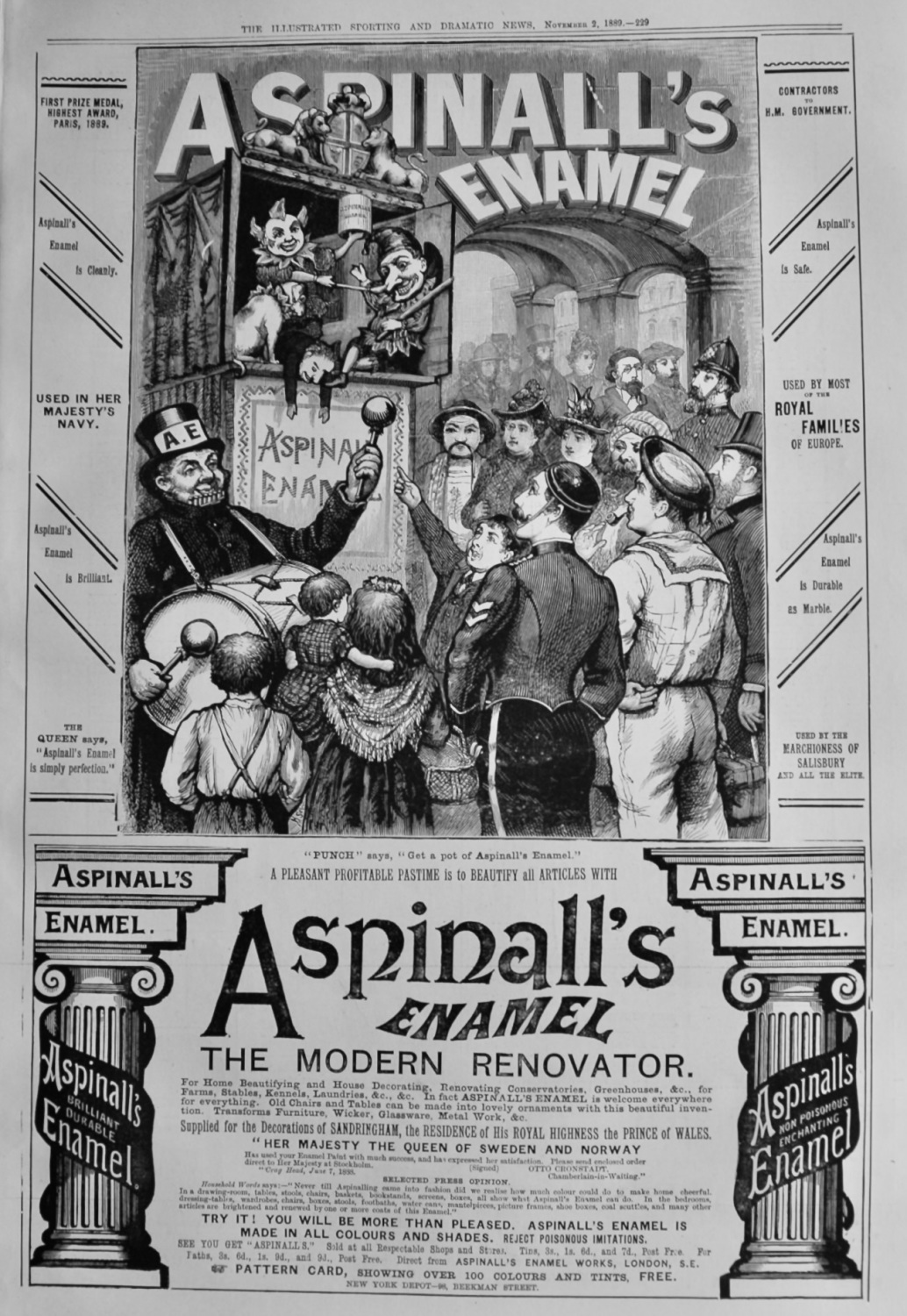 Aspinall's Enamel.  1889.