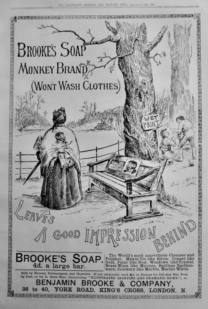 Brooke's Soap.  1890.