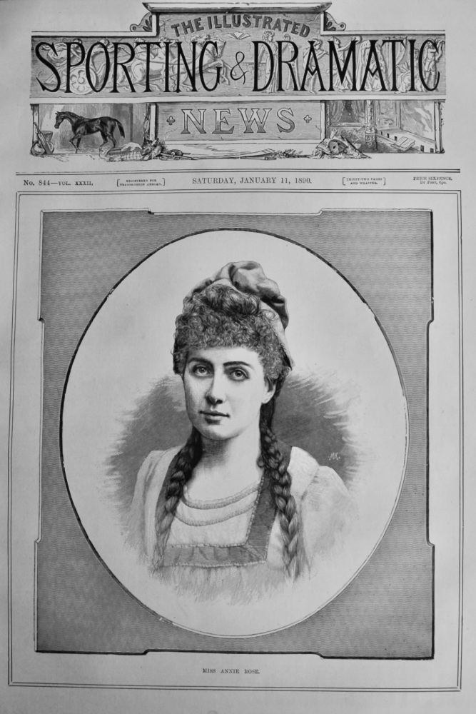 Miss Annie Rose.  (Actress)  1890.