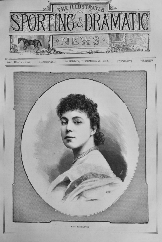 Miss  Kinharvie.  1889.  (Actress).