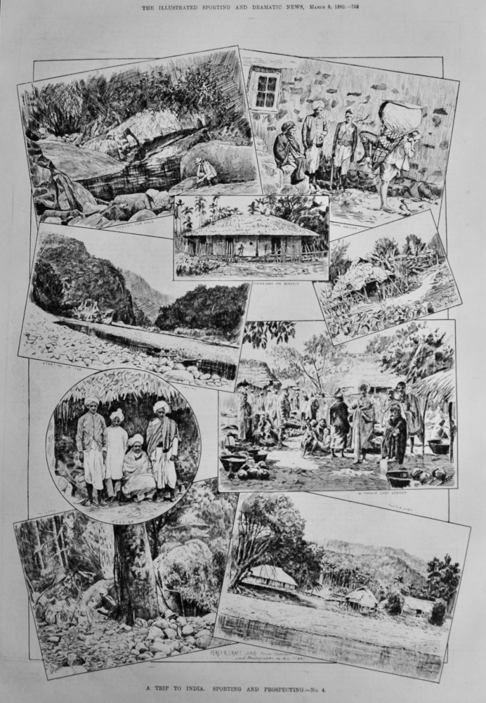 A Trip to India.- Sporting and Prospecting.- No. 4.  1890.