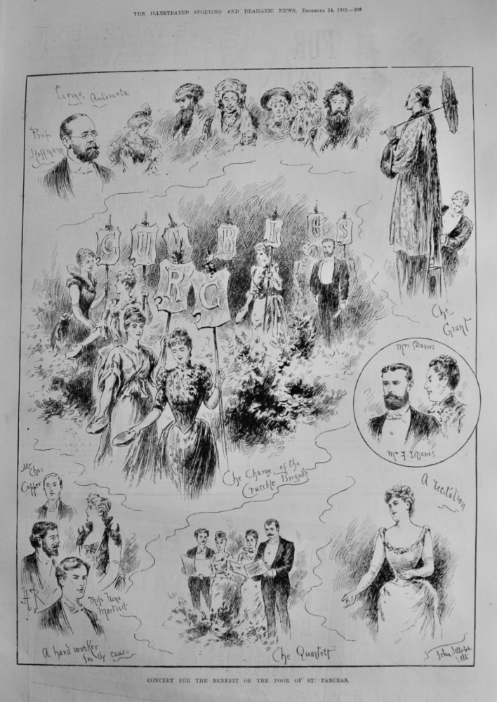 Concert for the Benefit of the Poor of St. Pancras.  1889.