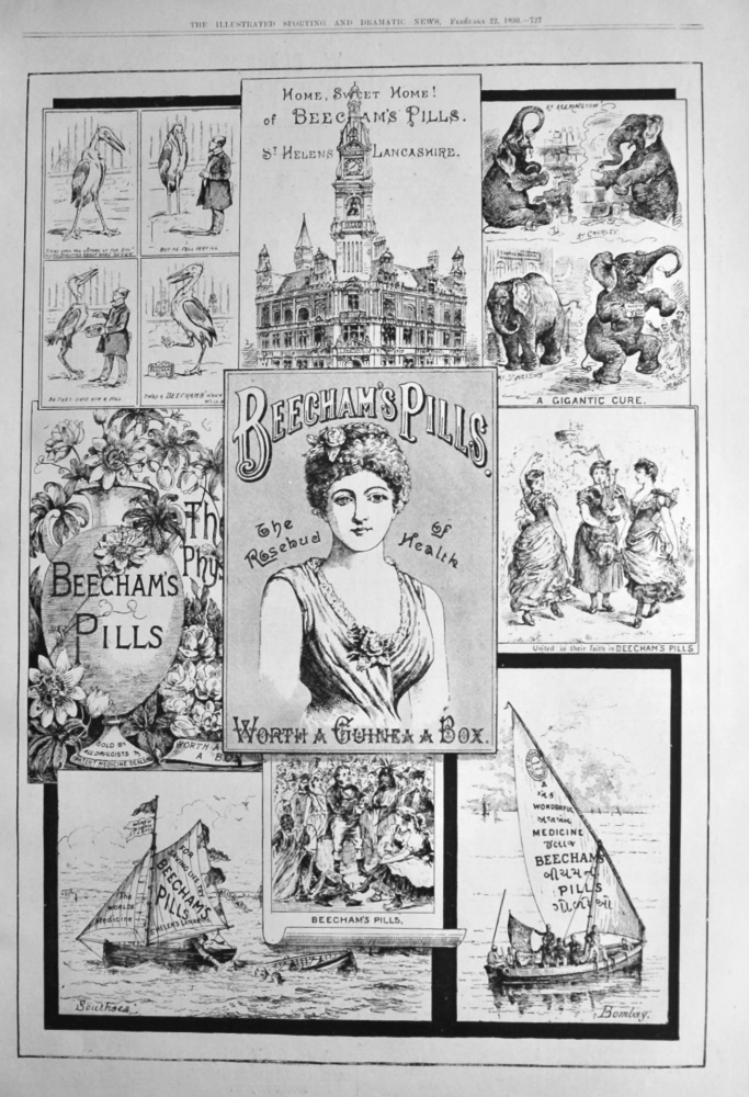 Beecham's Pills.  February 22nd, 1890.