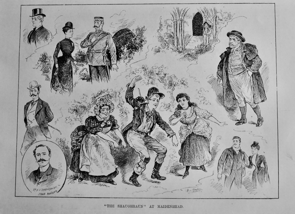 "The Shaughraun" at Maidenhead.  1890.  (Play).