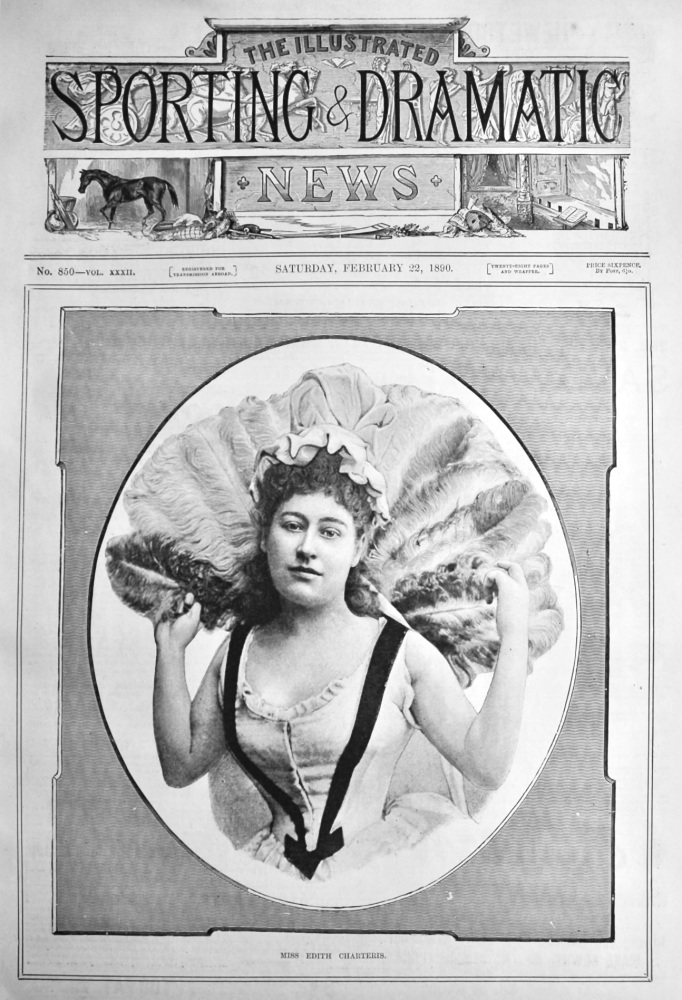 Miss Edith Charteris.  1890.     (Dancer, Actress).