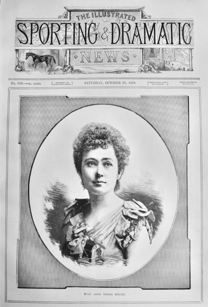 Mlle.  Anna  Teresa  Berger.  1889.