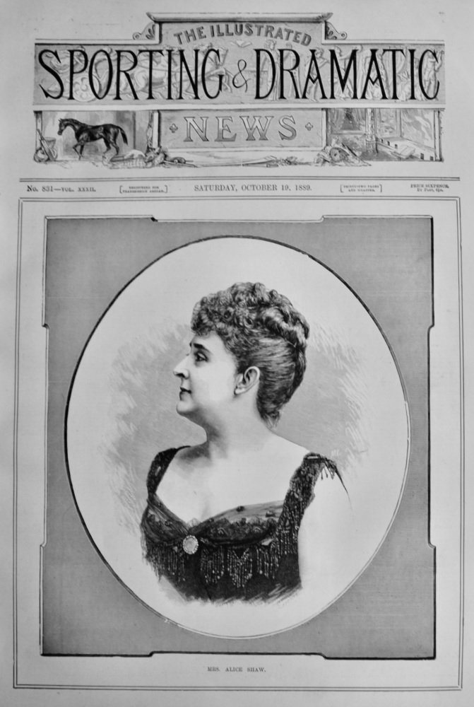 Mrs.  Alice  Shaw. 1889.  (Whistler).