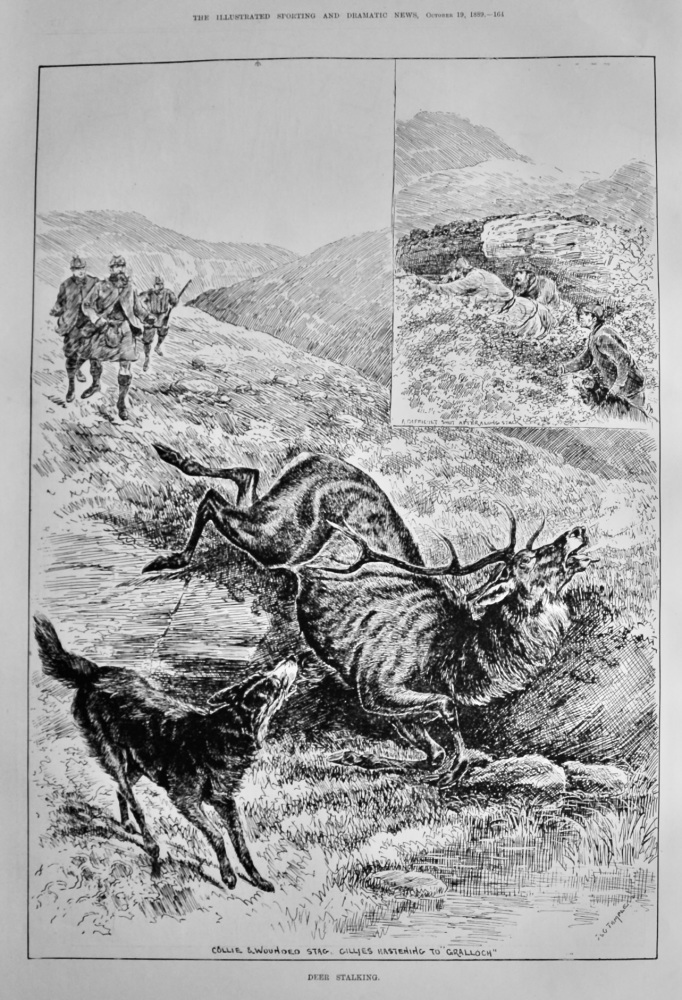 Deer Stalking.  1889.