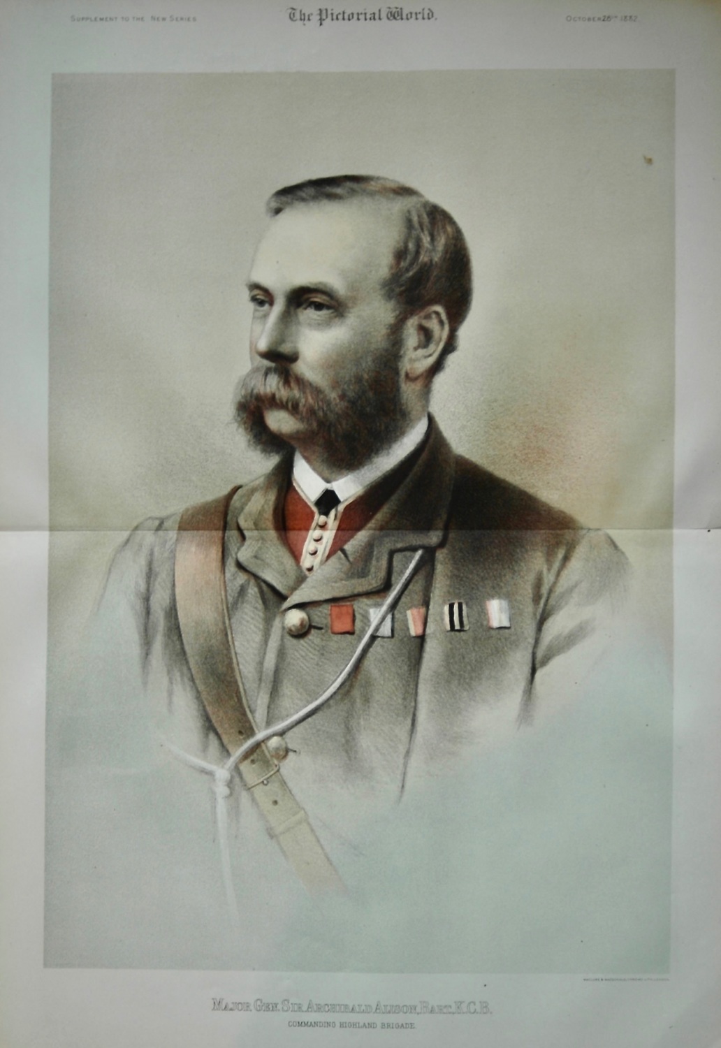 Major Gen. Sir Archibald Alison, Bart, K.C.B. :  Commanding Highland Brigad