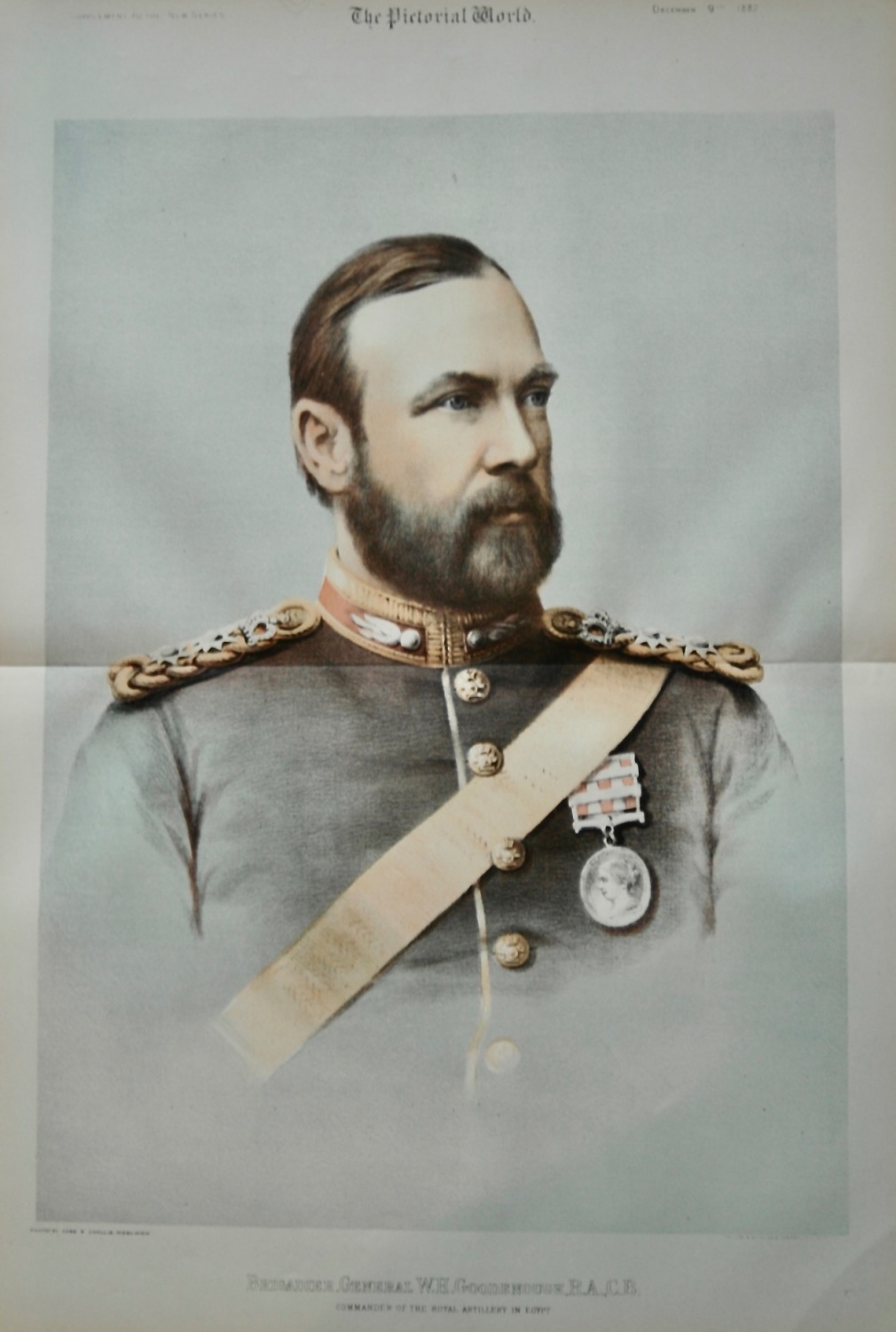 Brigadier-General W.H. Goodenough, R.A.,C.B.  :  Commander of the Royal Art