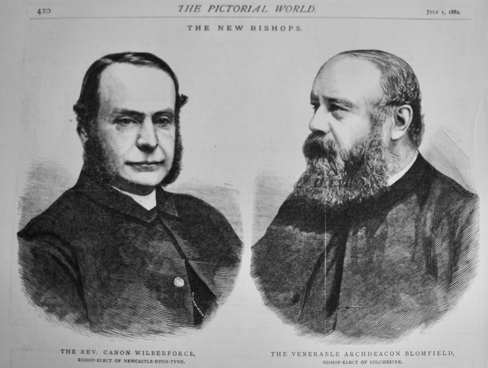 The New Bishops. : The Rev. Canon Wilberforce, &  The Venerable Archdeacon 