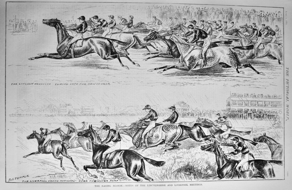 The Racing Season.- Notes of the Lincolnshire and Liverpool Meetings.  1882.