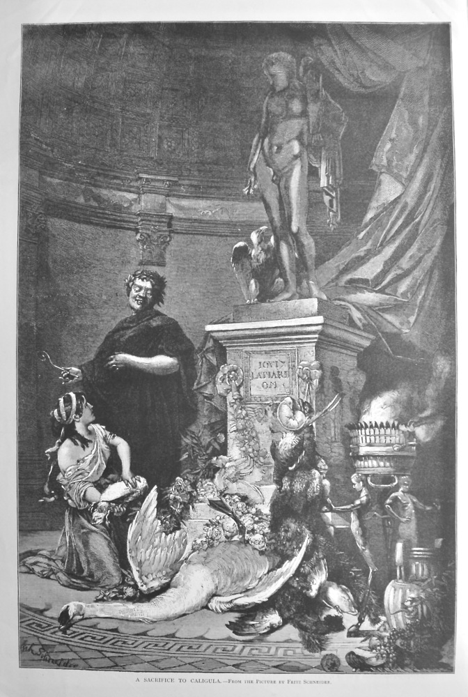 A Sacrifice to Caligula.  1882.
