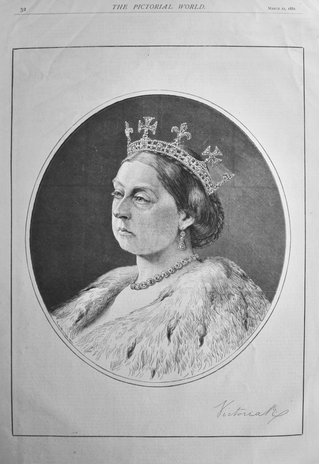 Queen Victoria.  1882.