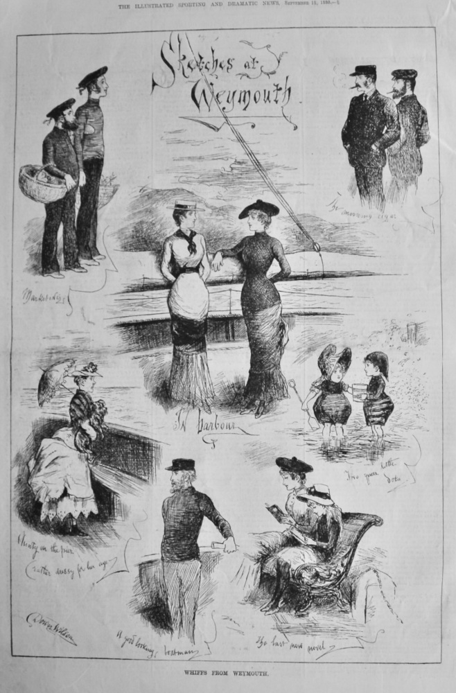 Sketches at Weymouth.  1880.