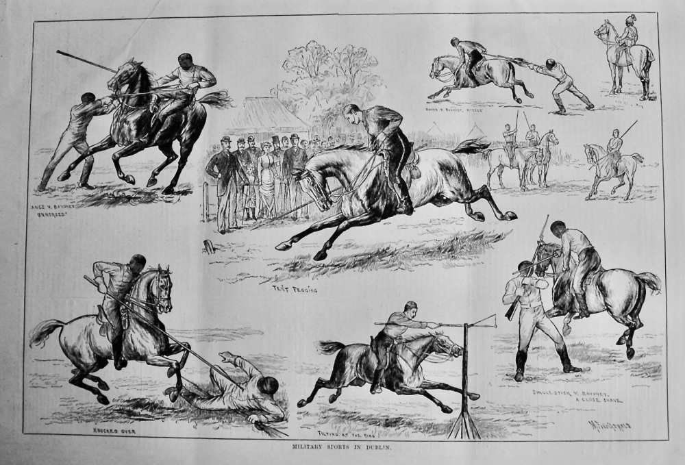 Military Sports in Dublin.  1881.