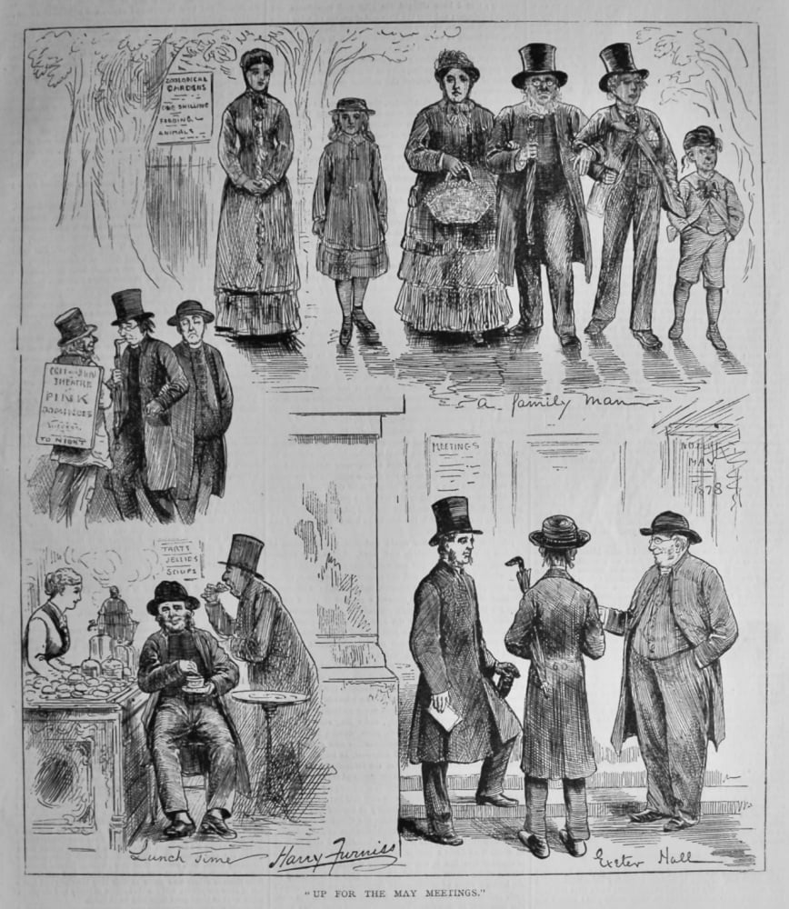 "Up For The May Meetings."  1878.