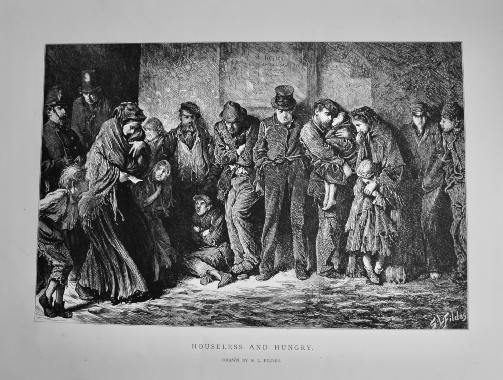 Houseless and Hungry.  1877.