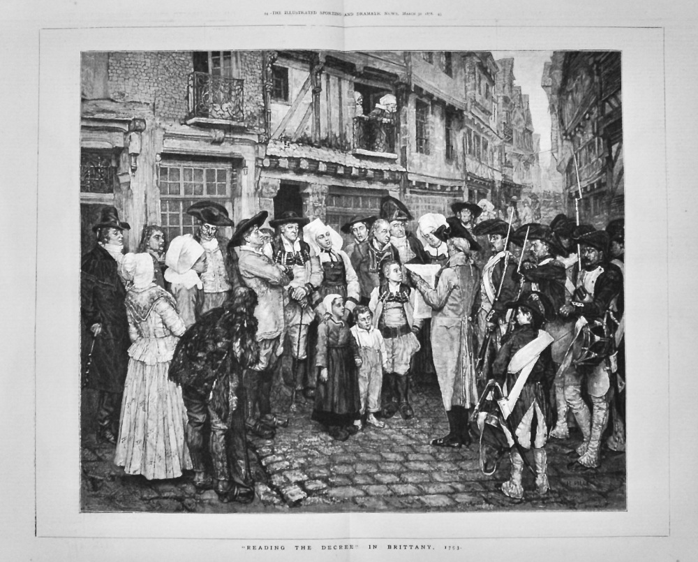 "Reading the Decree" in Brittany,  1793. 