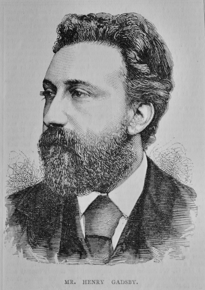Mr. Henry Gadsby. (Musician).  1878