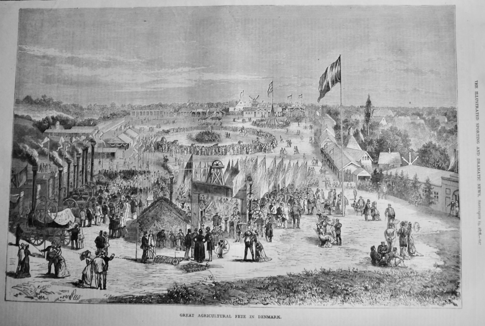 Great Agricultural Fete in Denmark.  1878.