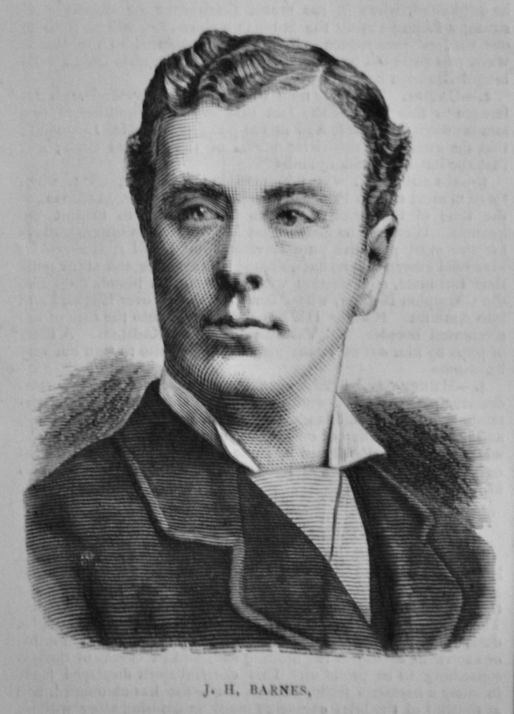 J. H. Barnes, (Actor).  1878.