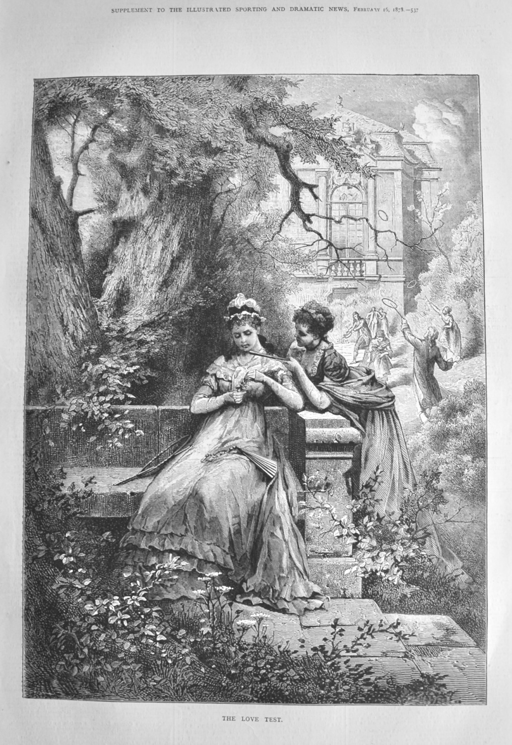 The Love Test.  1878.