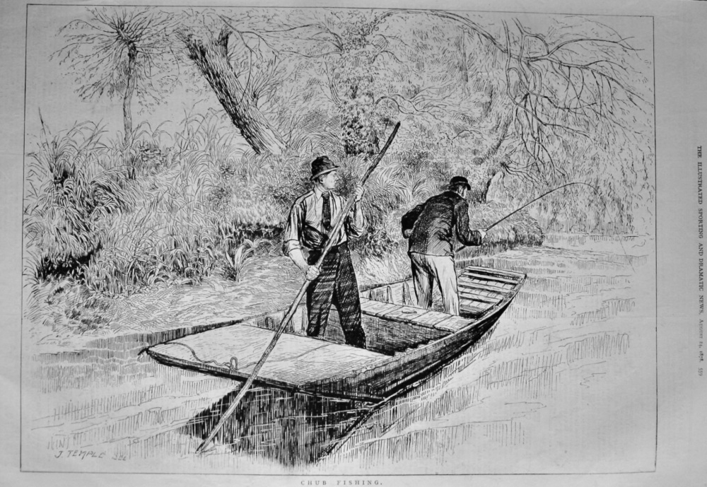Chub Fishing.  1878.
