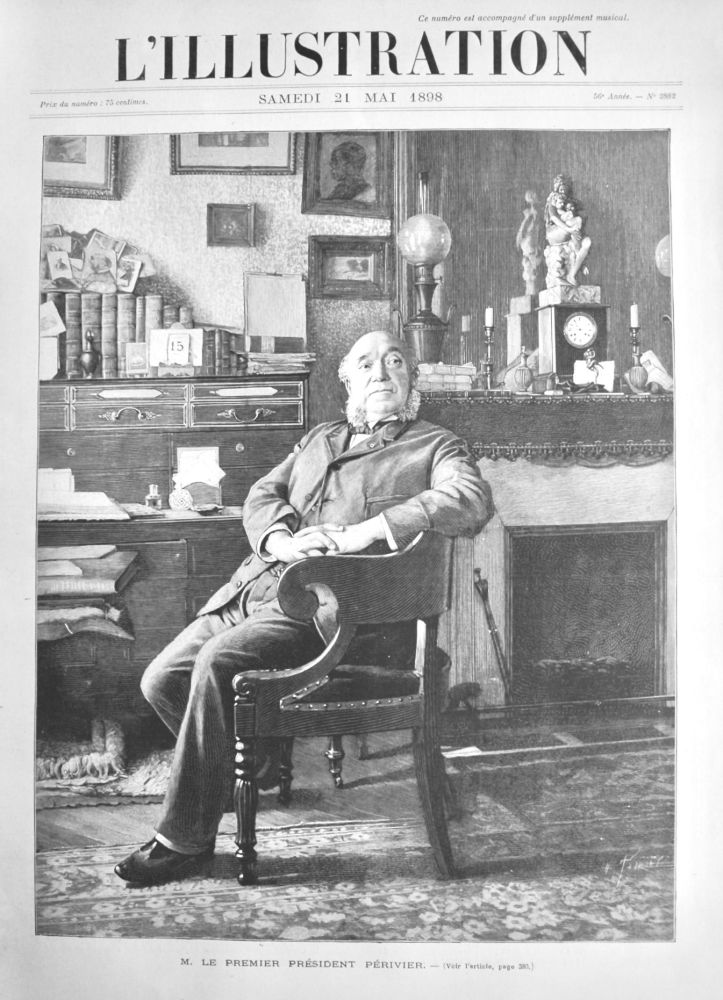 M. Le Premier President Perivier.  1898.