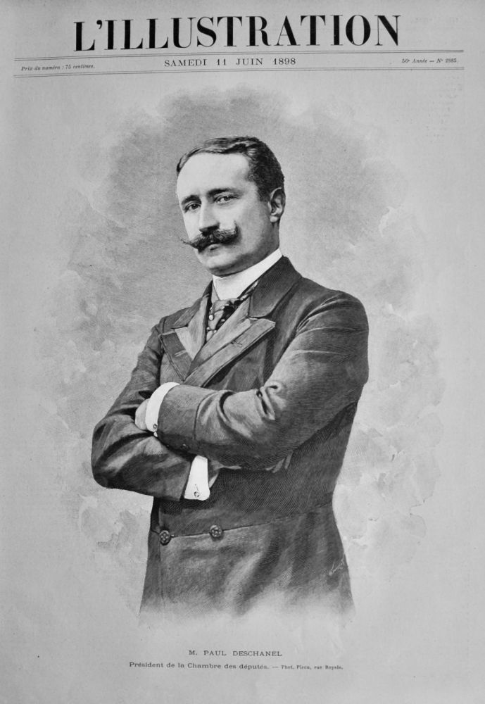 M. Paul Deschanel.  1898.