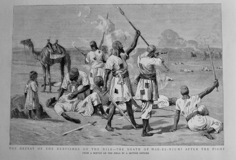 The Defeat of the Dervishes on the Nile - The Death of Wad-el-Njumi after t