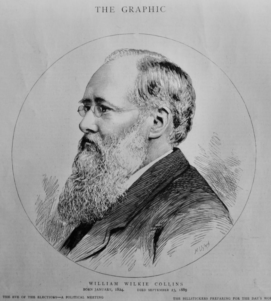 William Wilkie Collins.  1889.